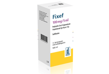 FIXEF 100 MG/5 ML PEDIATRIK ORAL SUSPANSIYON HAZIRLAMAK ICIN KURU TOZ (100 ML)